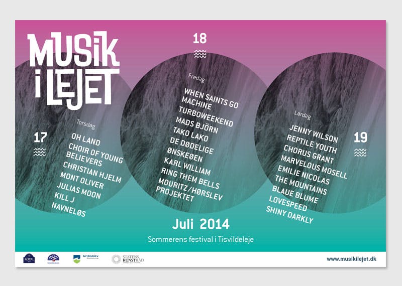 Musik i Lejet 2014 poster