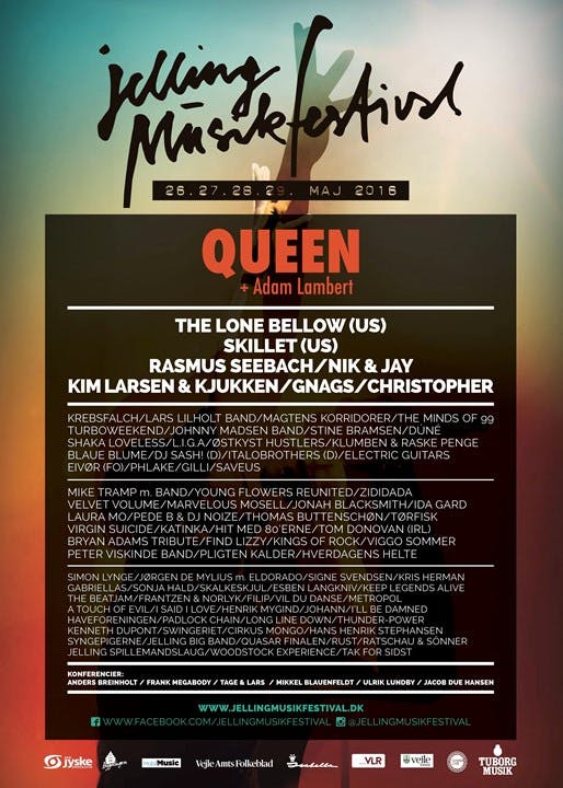 Jelling Musikfestival 2016 poster