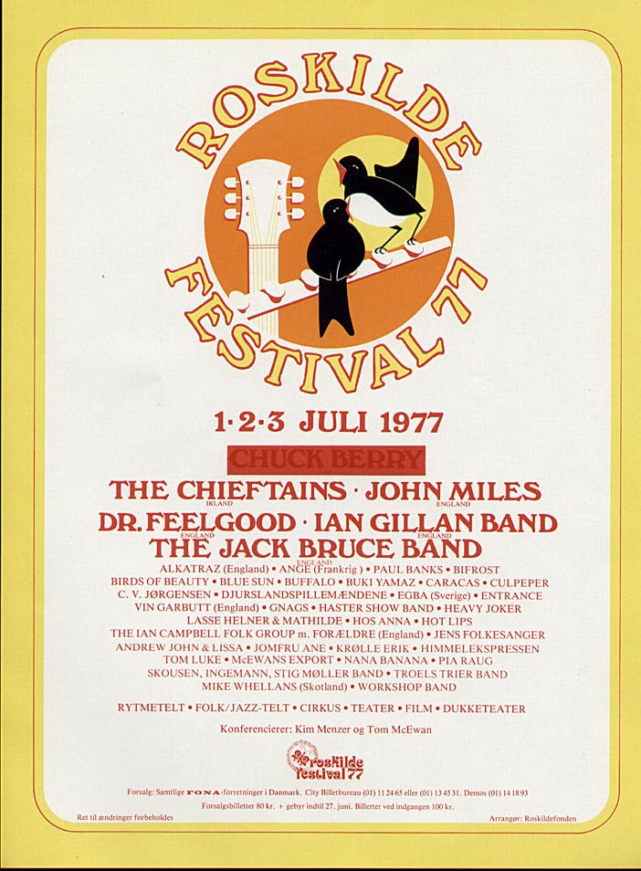 Roskilde Festival 1977 poster