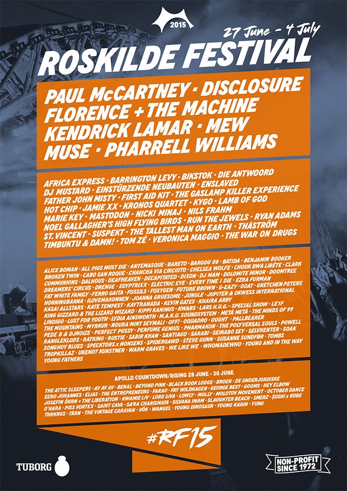 Roskilde festival 2015 poster