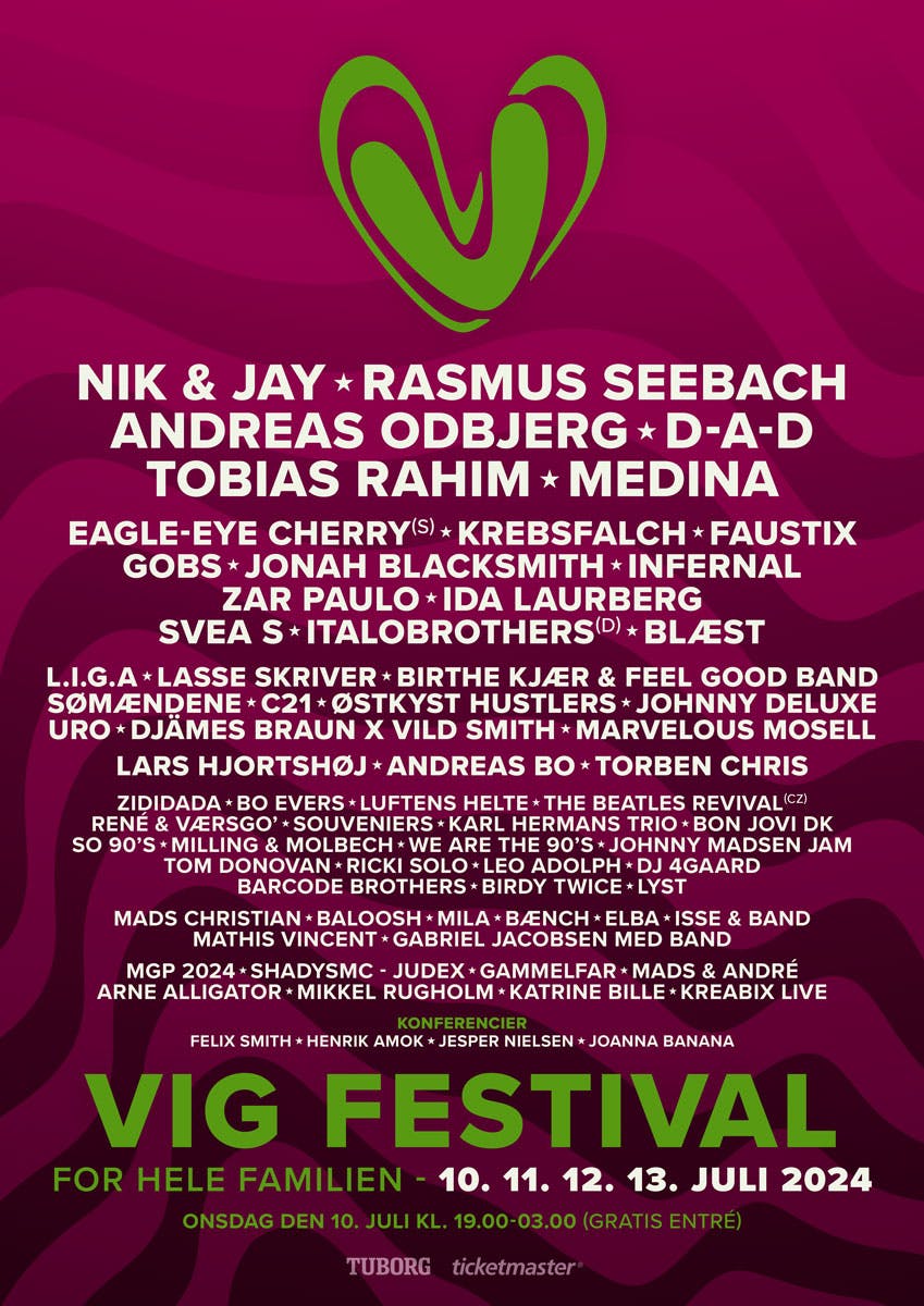 Vig Festival 2024 poster