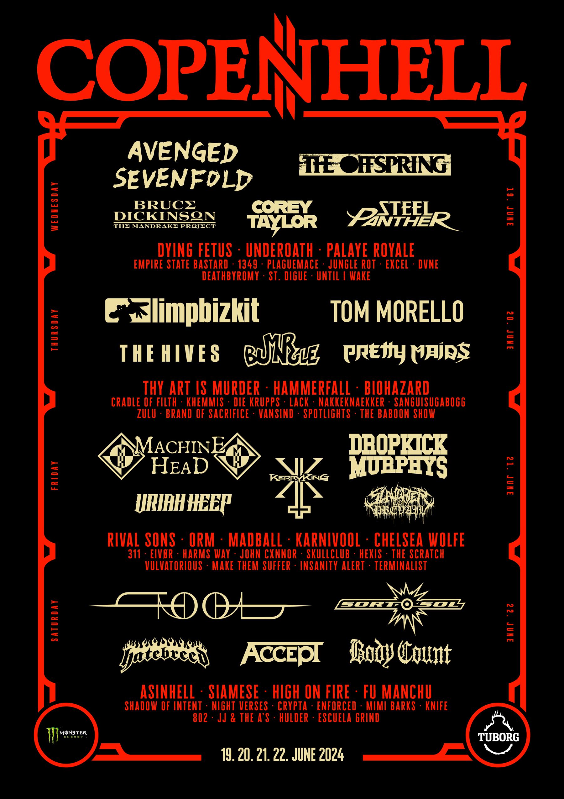 Copenhell 2024 poster