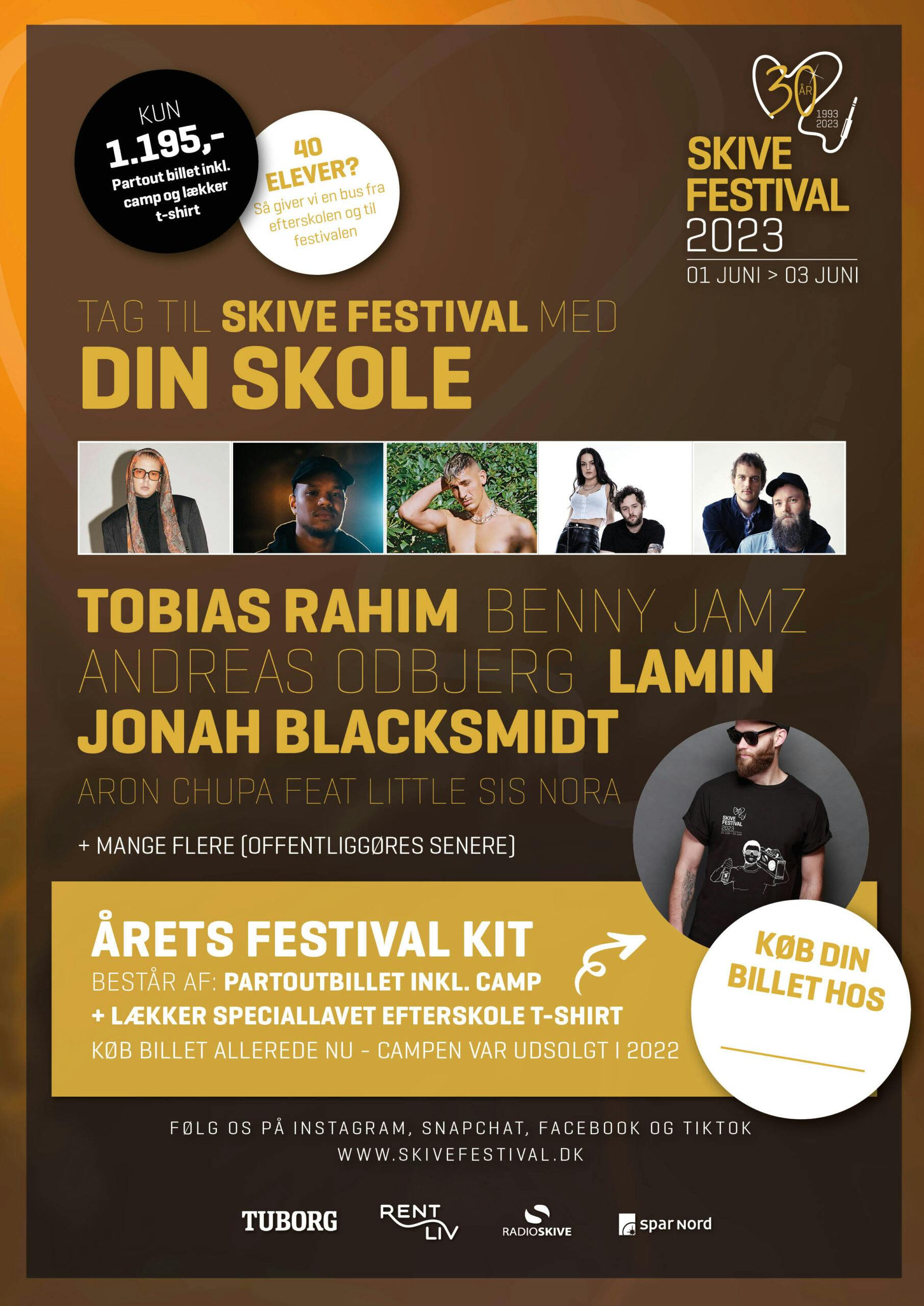 Skive Festival 2023 poster