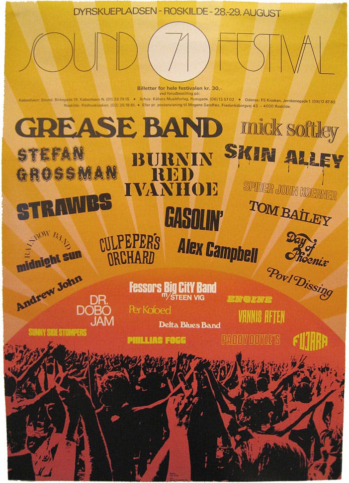 Roskilde Festival 1971 poster