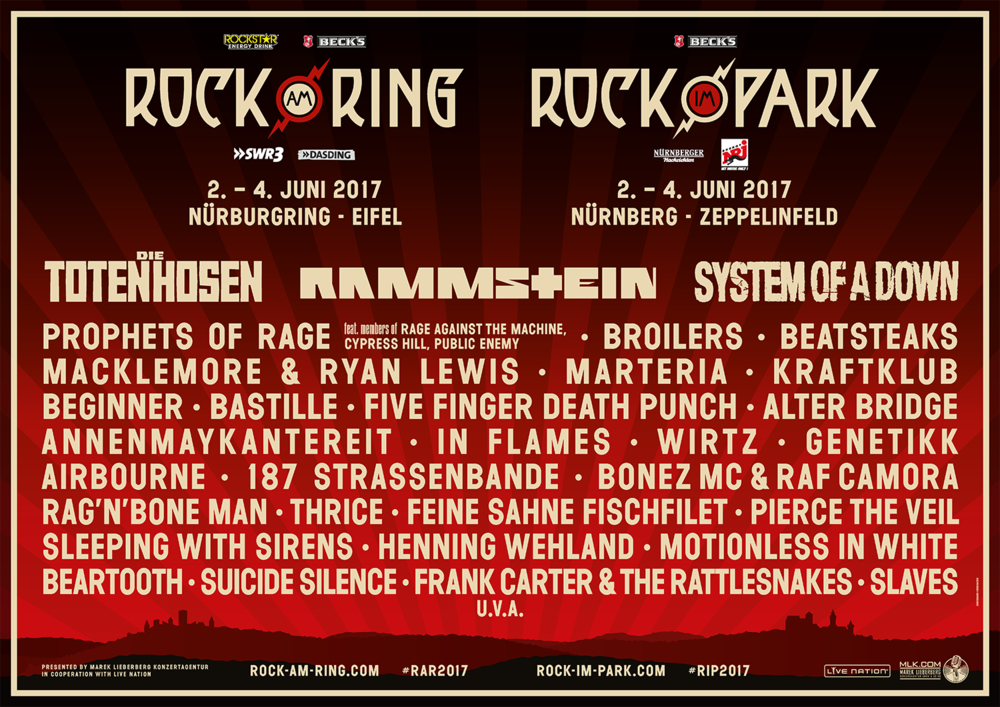 Rock im Park 2017 poster