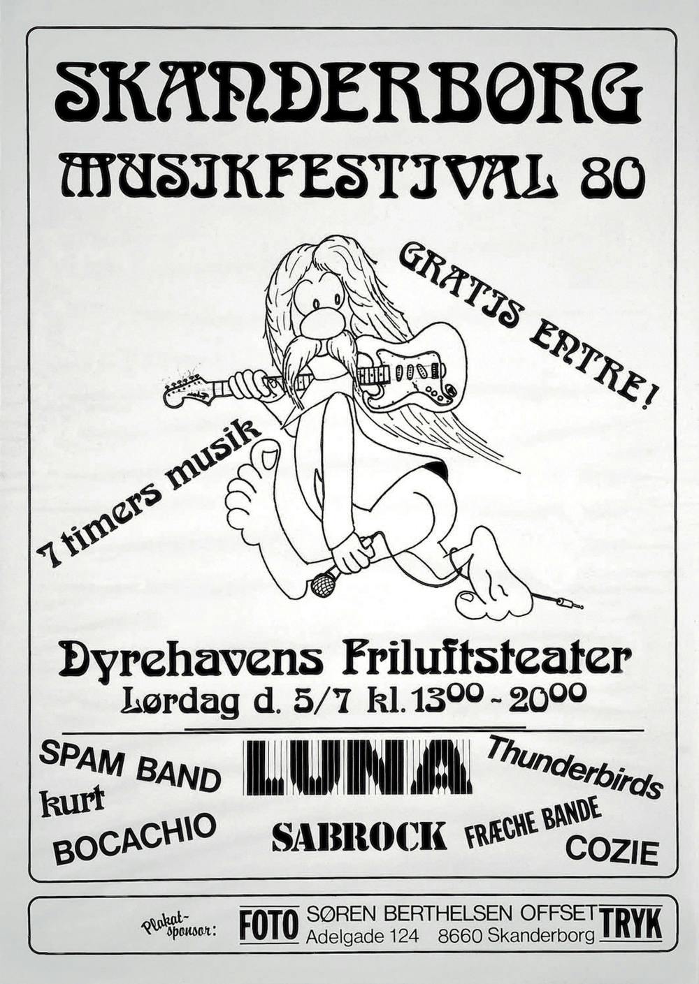 Smukfest 1980 poster