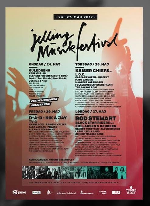 Jelling Musikfestival 2017 poster