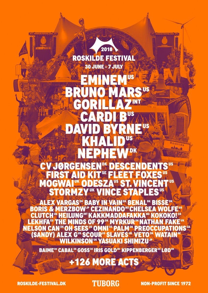 Roskilde Festival 2018 poster