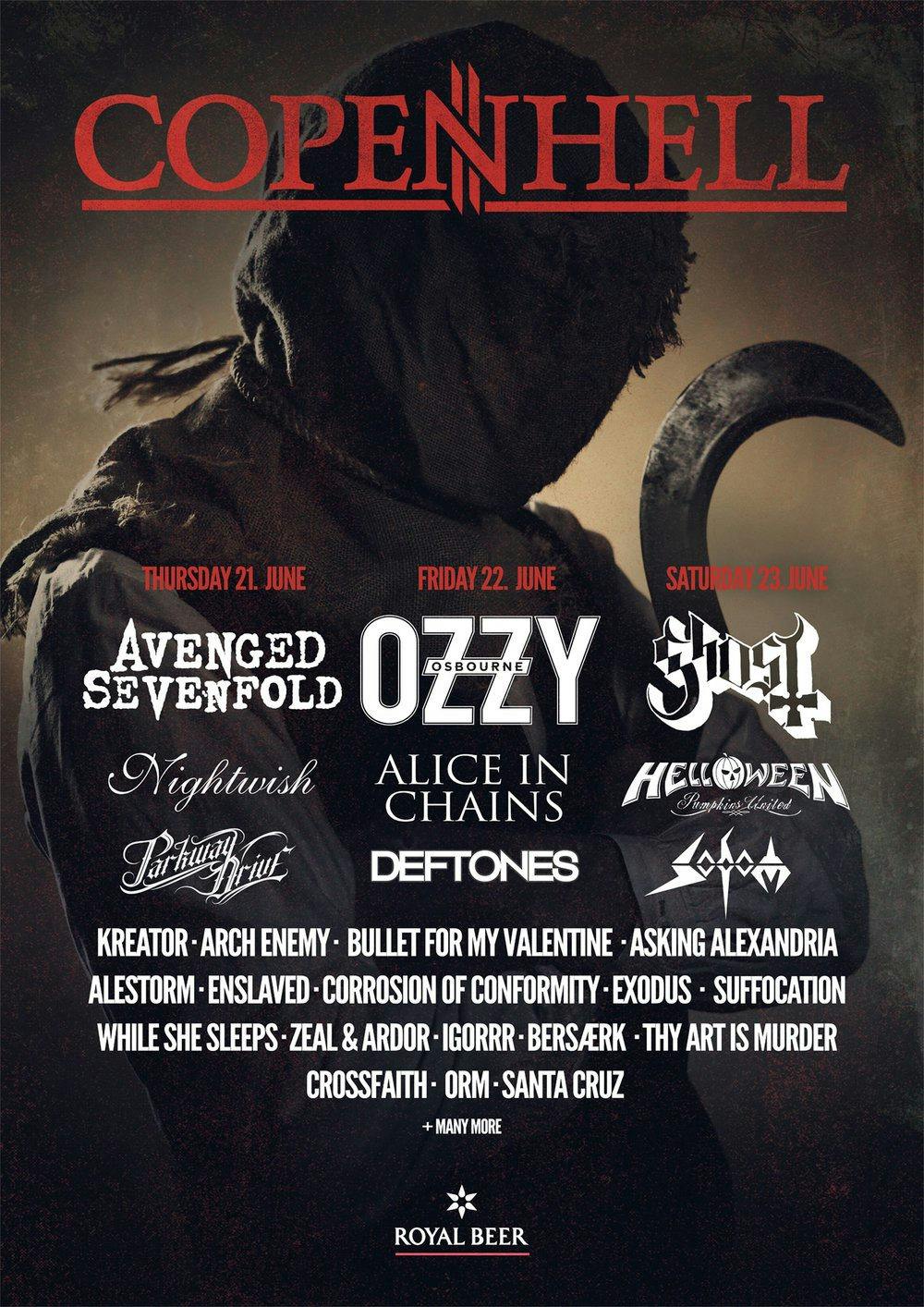 Copenhell 2018 poster