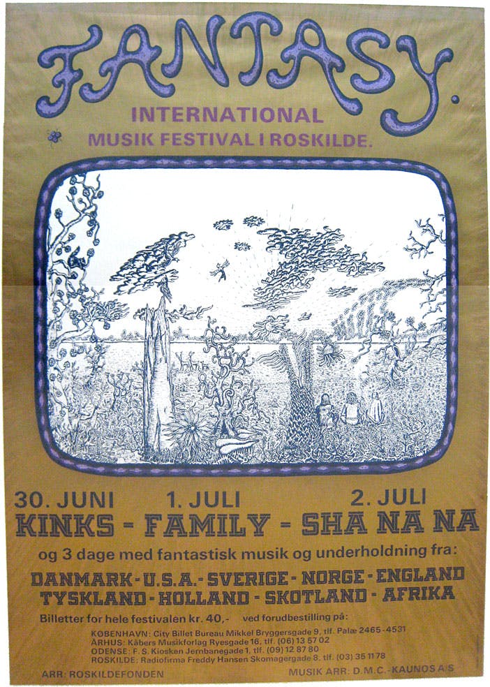 Roskilde Festival 1972 poster