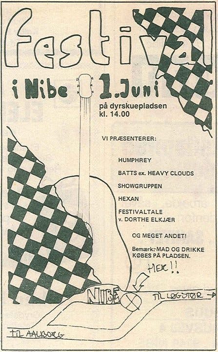 Nibe festival - 1985 poster