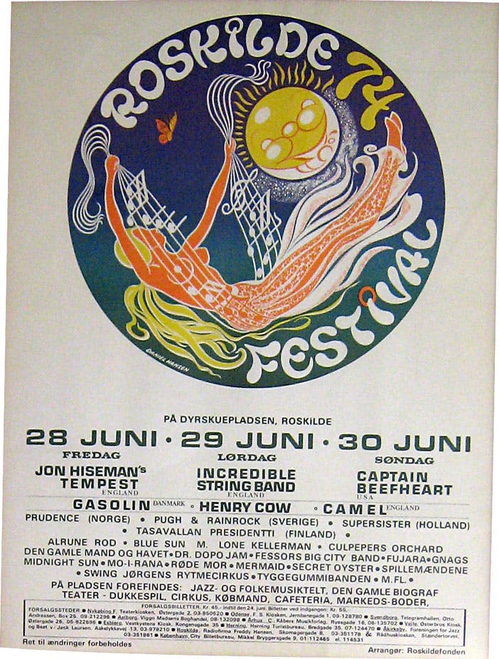Roskilde Festival 1974 poster