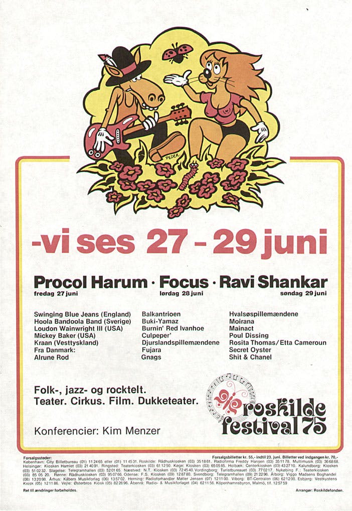 Roskilde Festival 1975 poster