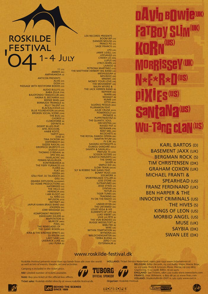 Roskilde Festival 2004 poster