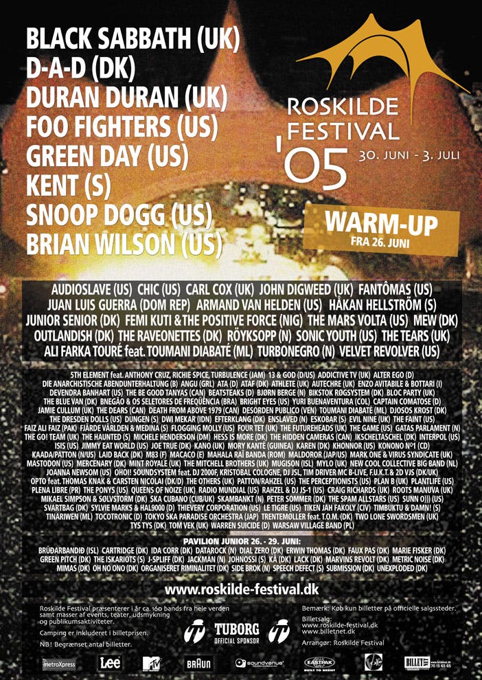 Roskilde Festival 2005 poster