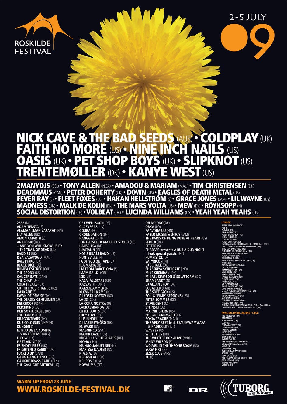 Roskilde Festival 2009 poster