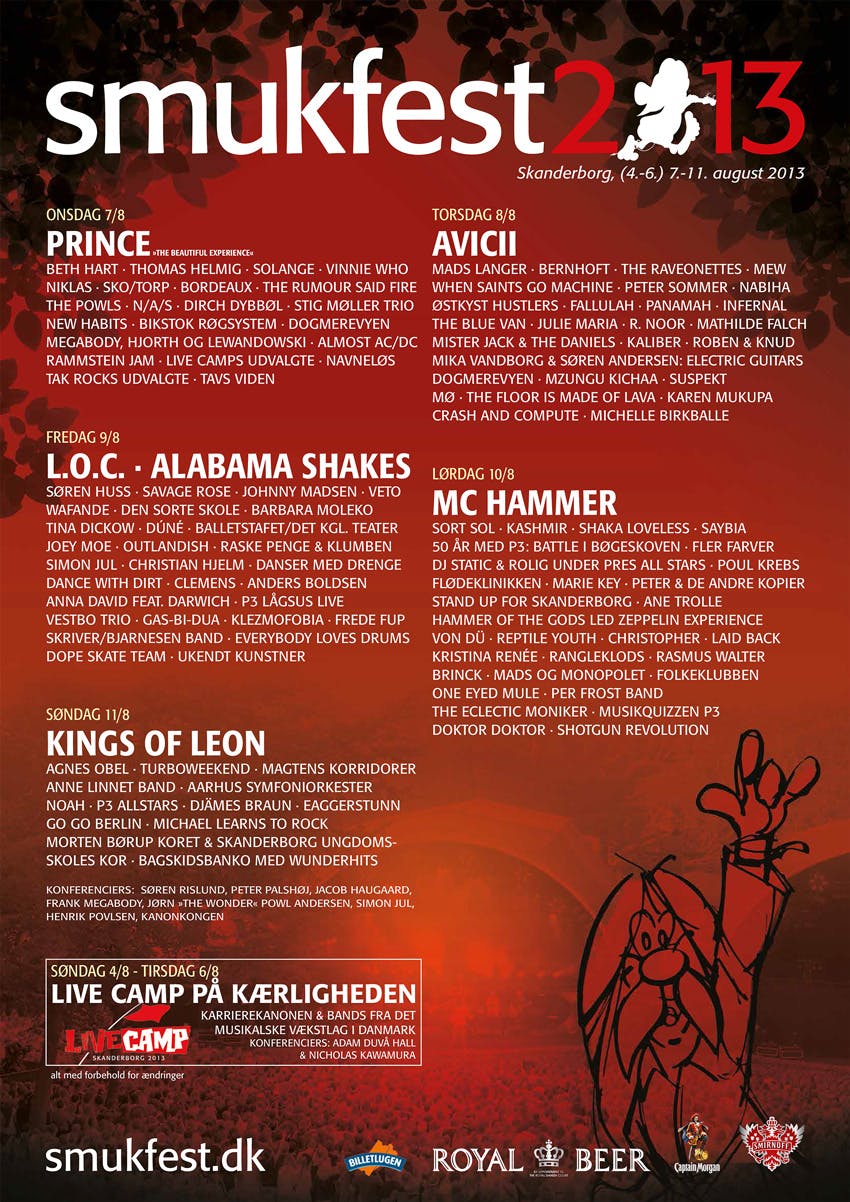 Smukfest 2013 poster