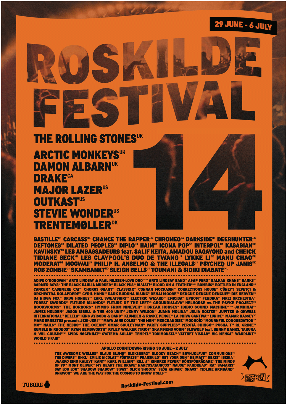 Roskilde Festival 2014 poster
